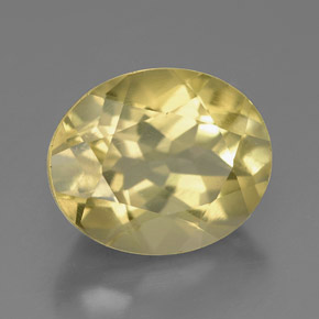 Cuarzo amarillo natural de 3,66 ct, corte óvalo, VVS-VS