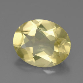 Cuarzo amarillo natural de 2,83 ct, corte óvalo, VVS-VS