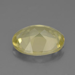 Cuarzo amarillo natural de 2,83 ct, corte óvalo, VVS-VS