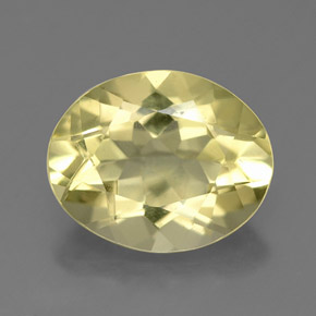 Cuarzo amarillo natural de 3,26 ct, corte óvalo, VS