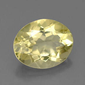 Cuarzo amarillo natural de 3,26 ct, corte óvalo, VS