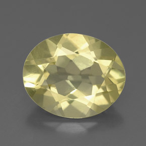 Cuarzo amarillo natural de 2,94 ct, corte óvalo, VS