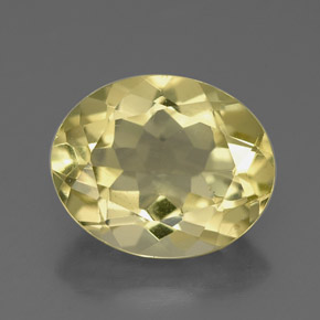 Cuarzo amarillo natural de 3,10 ct, corte óvalo, VVS-VS