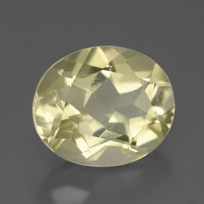 Cuarzo amarillo natural de 3,26 ct, corte óvalo, VVS-VS