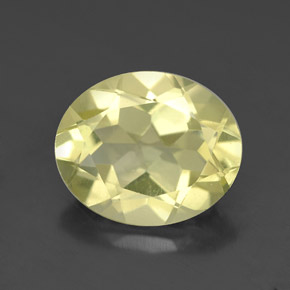 Cuarzo amarillo natural de 3,07 ct, corte óvalo, VVS