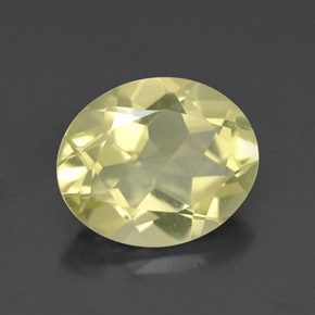 Cuarzo amarillo natural de 3,07 ct, corte óvalo, VVS