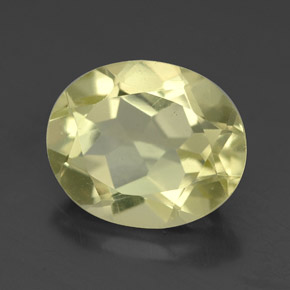 Cuarzo amarillo natural de 3,26 ct, corte óvalo, VVS-VS