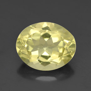 Cuarzo amarillo natural de 3,20 ct, corte óvalo, VVS-VS