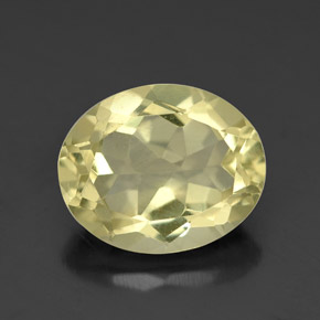 Cuarzo amarillo natural de 3,16 ct, corte óvalo, VVS-VS