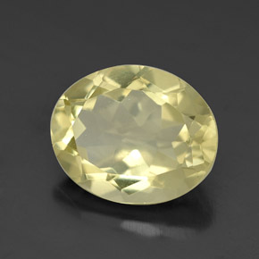 Cuarzo amarillo natural de 3,16 ct, corte óvalo, VVS-VS