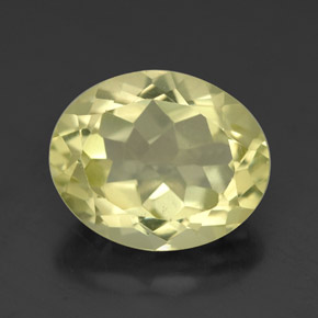 Cuarzo amarillo natural de 3,31 ct, corte óvalo, VVS-VS