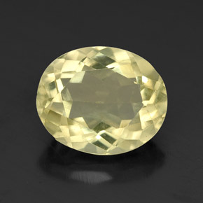 Cuarzo amarillo natural de 3,45 ct, corte óvalo, VVS-VS