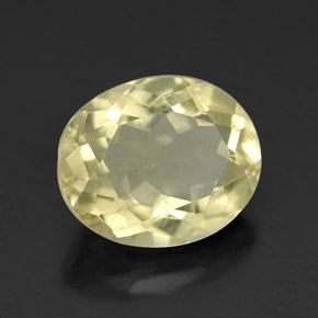 Cuarzo amarillo natural de 3,45 ct, corte óvalo, VVS-VS