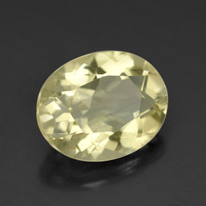 Cuarzo amarillo natural de 3,38 ct, corte óvalo, VVS-VS