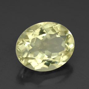 Cuarzo amarillo natural de 3,95 ct, corte óvalo, VS