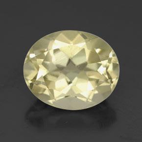 Cuarzo amarillo natural de 3,67 ct, corte óvalo, VVS-VS