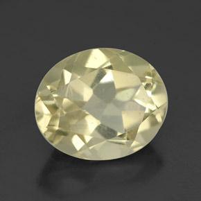 Cuarzo amarillo natural de 3,67 ct, corte óvalo, VVS-VS