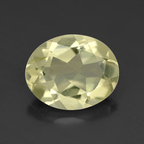 Cuarzo amarillo natural de 2,89 ct, corte óvalo, VVS-VS