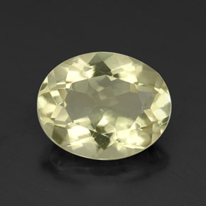Cuarzo amarillo natural de 3,41 ct, corte óvalo, VVS
