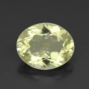 Cuarzo amarillo natural de 3,35 ct, corte óvalo, VVS-VS