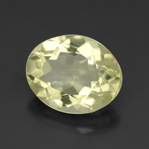 Cuarzo amarillo natural de 3,35 ct, corte óvalo, VVS-VS