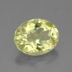 Cuarzo amarillo natural de 3,73 ct, corte óvalo, VVS-VS