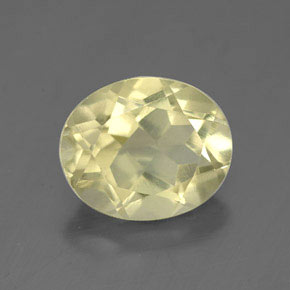 Cuarzo amarillo natural de 3,34 ct, corte óvalo, VVS