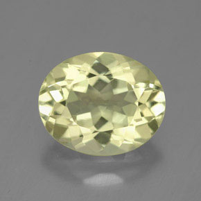 Cuarzo amarillo natural de 3,91 ct, corte óvalo, VVS