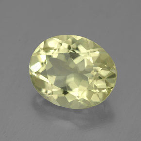 Cuarzo amarillo natural de 3,91 ct, corte óvalo, VVS