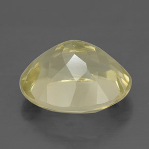 Cuarzo amarillo natural de 3,40 ct, corte óvalo, VVS