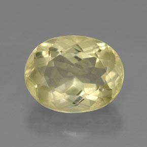 Cuarzo amarillo natural de 3,68 ct, corte óvalo, VVS-VS