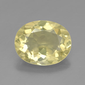 Cuarzo amarillo natural de 3,09 ct, corte óvalo, VVS-VS