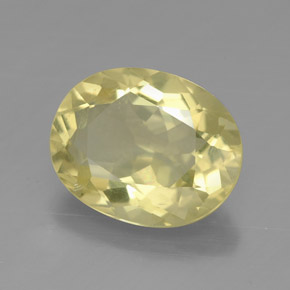 Cuarzo amarillo natural de 3,09 ct, corte óvalo, VVS-VS