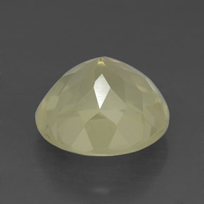 Cuarzo amarillo natural de 4,38 ct, corte redondo, VVS-VS