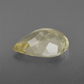 Cuarzo amarillo natural de 2,46 ct, en forma de pera, VS
