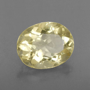 Cuarzo amarillo natural de 3,12 ct, corte óvalo, VVS