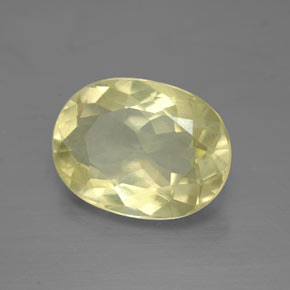 Cuarzo amarillo natural de 5,04 ct, corte óvalo, VS-SI