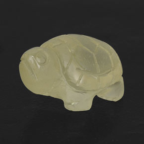 Cuarzo amarillo natural de 17,14 ct, transparente, transparente / translúcido