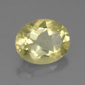 Cuarzo amarillo natural de 3,43 ct, corte óvalo, VVS-VS