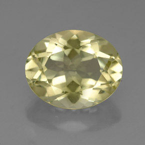 Cuarzo amarillo natural de 3,67 ct, corte óvalo, VVS