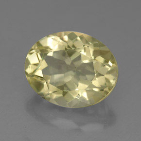 Cuarzo amarillo natural de 3,67 ct, corte óvalo, VVS