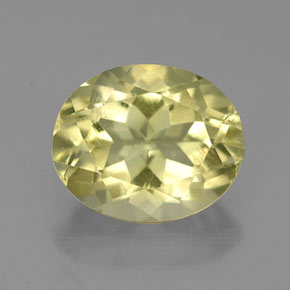 Cuarzo amarillo natural de 3,59 ct, corte óvalo, VVS-VS