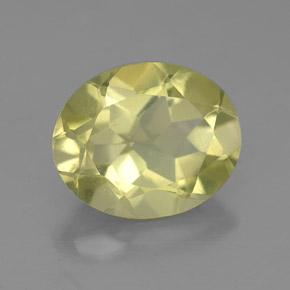 Cuarzo amarillo natural de 3,00 ct, corte óvalo, VS