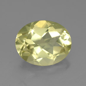 Cuarzo amarillo natural de 3,09 ct, corte óvalo, VVS