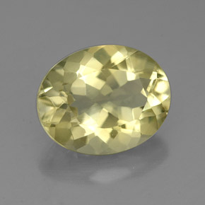 Cuarzo amarillo natural de 3,42 ct, corte óvalo, VVS