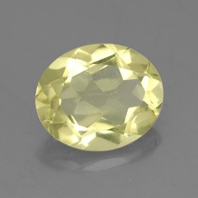 Cuarzo amarillo natural de 3,08 ct, corte óvalo, VS
