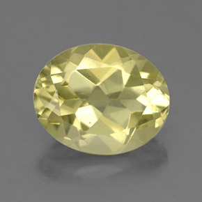 Cuarzo amarillo natural de 3,32 ct, corte óvalo, VVS