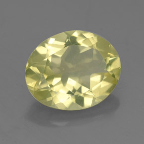 Cuarzo amarillo natural de 3,10 ct, corte óvalo, VVS-VS