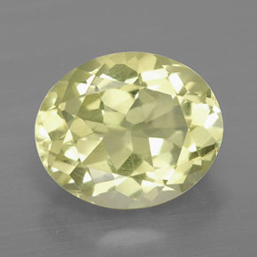 Cuarzo amarillo natural de 3,44 ct, corte óvalo, VVS-VS
