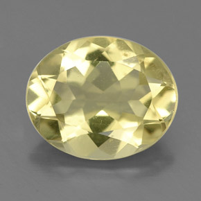Cuarzo amarillo natural de 2,88 ct, corte óvalo, VVS-VS